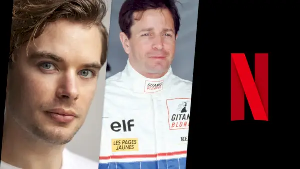 Charlie Hamblettas vaidino Martiną Brundle'ą „Netflix“ ribotoje serijoje „Senna“.