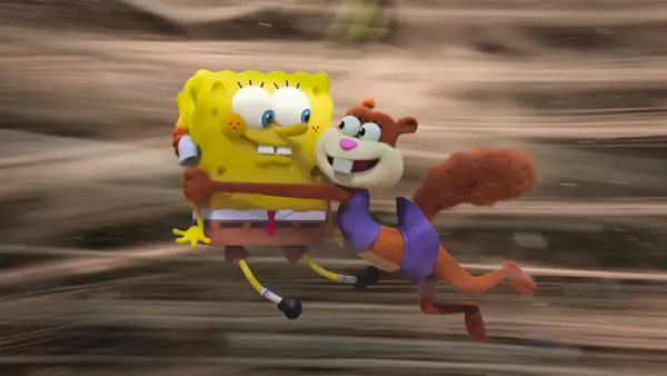 Salvando a parte inferior do biquíni: o filme Sandy Cheeks