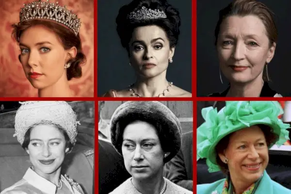 The Crown sesong 5 Alt vi vet så langt Prinsesse Margaret Lesley Manville