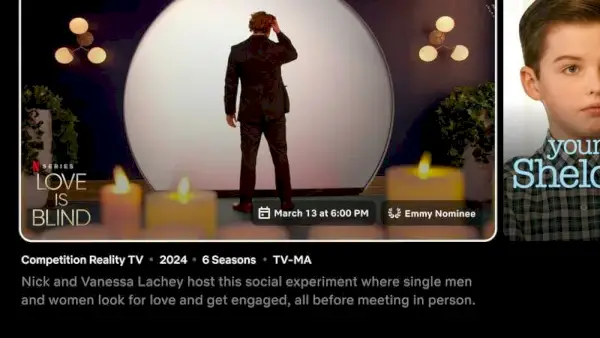 Netflix Ui Overhaul Tv App Netflix Love Is Blind