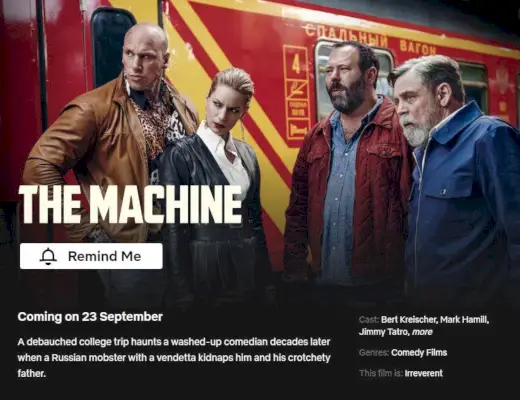 Releasedatum för maskinen Netflix