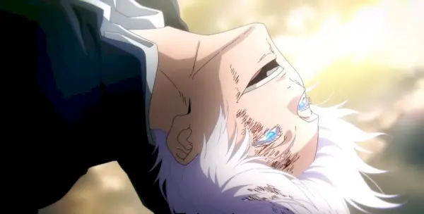 Gojo Satoru entdeckt Hollow Purple, während er in Staffel 2 von Jujutsu Kaisen gegen Toji Fushiguro kämpft.