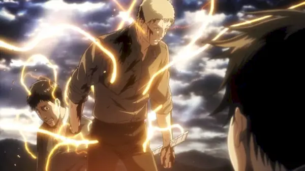 Reiner og Bertholdt avslører at de er titaner fra Attack on Titan sesong 2