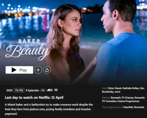 The Baker And The Beauty Data de eliminare Netflix.webp