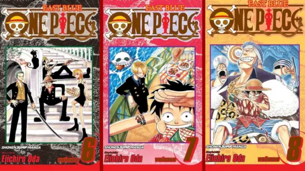 Томове 6 7 8 One Piece Манга Netflix