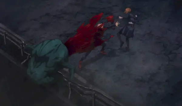 Kechizu spytter blod Jujutsu Kaisen-skurk