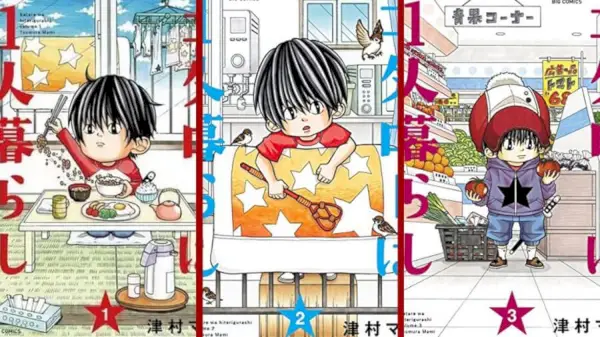 Kotaro Lives Alone, segunda temporada, capas de mangá da Netflix