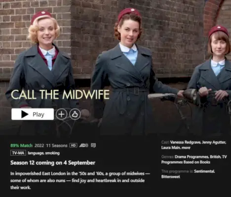 Ring The Midwife sesong 12 utgivelsesdato Netflix