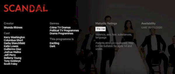 Datum uklanjanja skandala na Netflixu