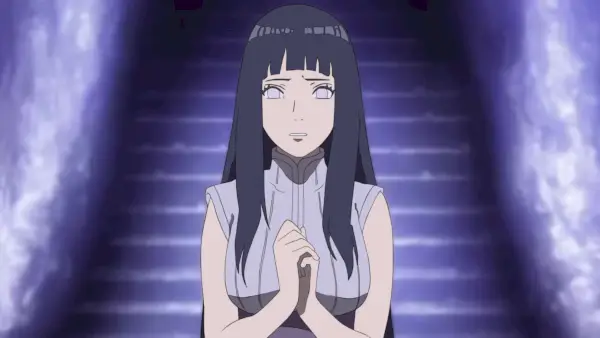 Hinata Hyuga, les mains jointes (Pierrot)