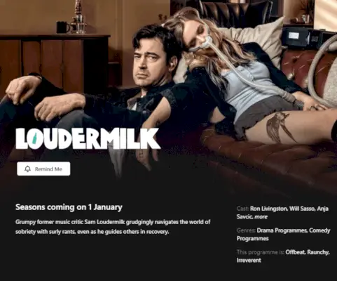 Netflix、2024年1月から一部地域で「Loudermilk」のライセンスを取得