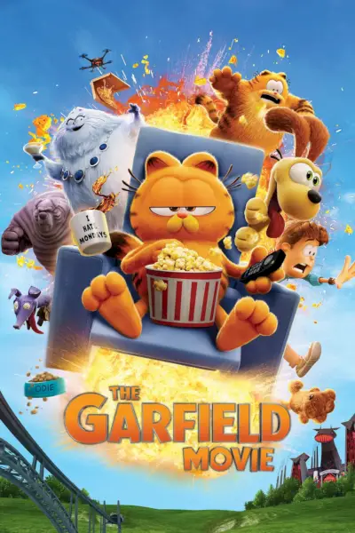 Posterul filmului Garfield la scară