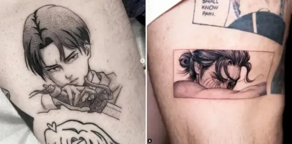 Cele mai bune 10 idei de tatuaje „Attack on Titan”.