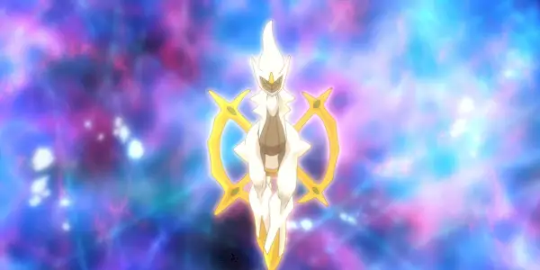 O Pokémon Mítico Arceus em Pokémon: The Arceus Chronicles