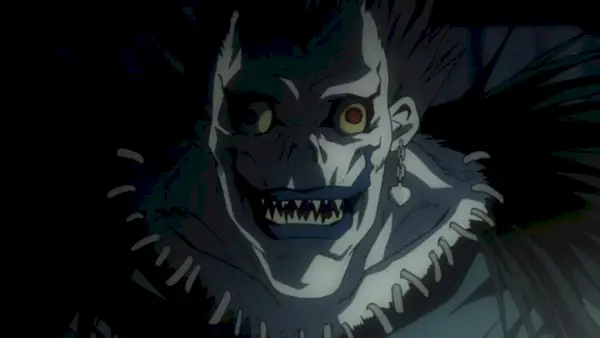 Ryuk presentándose a Light