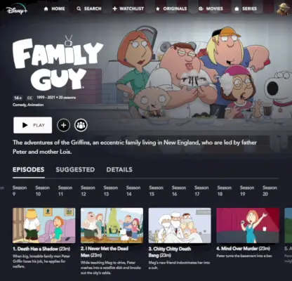 ‘Family Guy’ verlaat Netflix in januari 2022