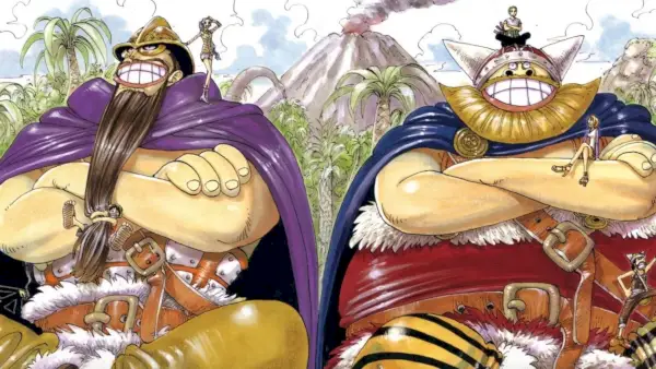 Osvežitev 'One Piece': Kdo sta Dorry in Brogy?