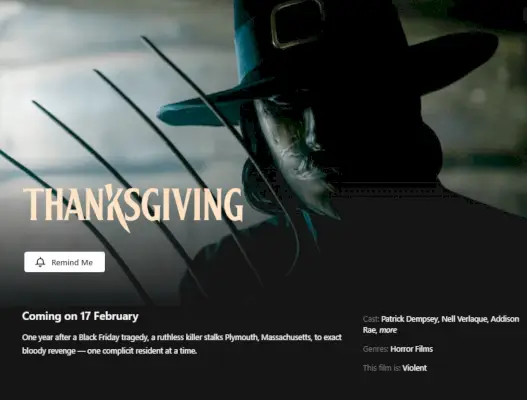 Kada će 'Thanksgiving' biti objavljen na Netflixu?