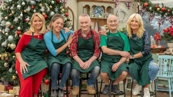 Gran programa de repostería británica especial de Navidad de Channel 4 Legends