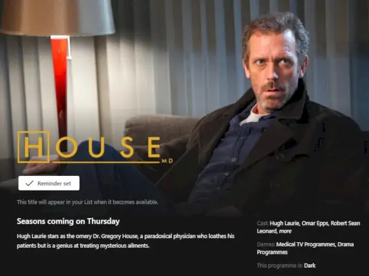 House Md přichází na Netflix Date.webp