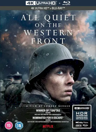 Alt stille på vestfronten Bluray Boxart