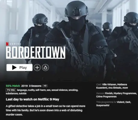 Borttagningsdatum för Bordertown på Netflix.webp