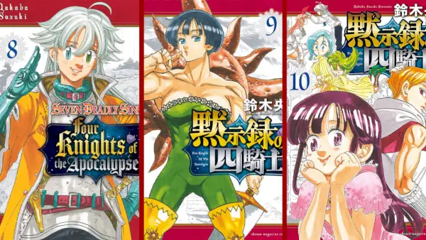 Manga Volumi dall'8 al 10 I Sette Peccati Capitali I Quattro Cavalieri dell'Apocalisse Stagione 2 Su Netflix Tutto quello che sappiamo finora