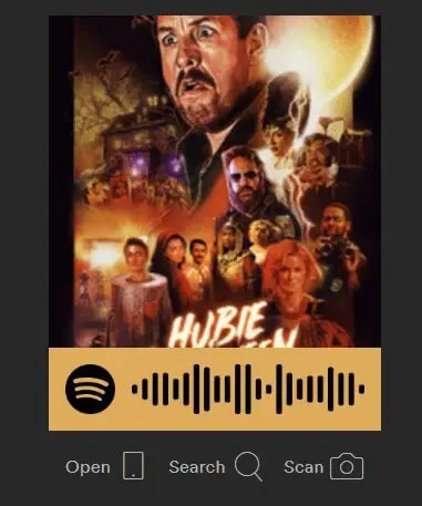 Habija Helovīna Spotify skenēšana