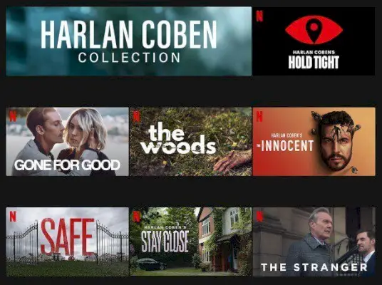 Harlan Coben Collection på Netflix