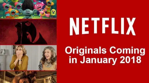 Netflix Originals přichází na Netflix v lednu 2018