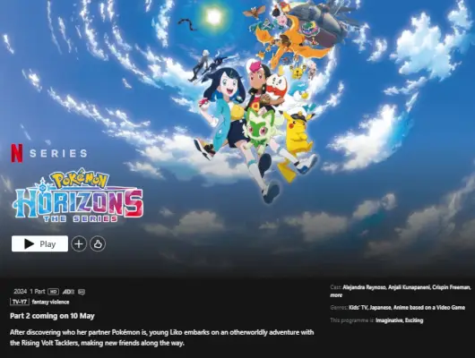 Pokemon Horizons Part 2 Datum izlaska Netflixa