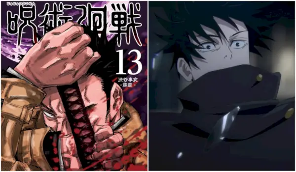 Kusakabe på bind 13 af Jujutsu Kaisen manga, Megumi fra Jujutsu Kaisen sæson 2