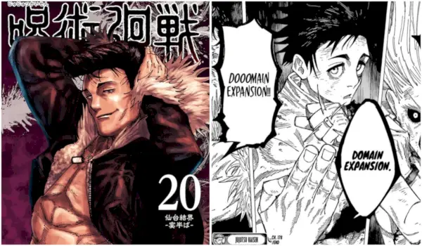 Ryu e Yuta da Jujutsu Kaisen, volume 20.