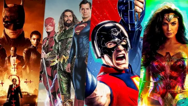 Filmes Dc chegando à Netflix em 1º de dezembro Colagem