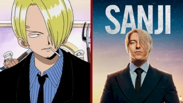 Taz Skylar Sanji Anime Live Action One Piece-vergelijking