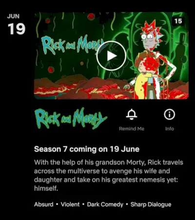 Potvrdenie Rick And Morty 7. sezóny v Netflixe