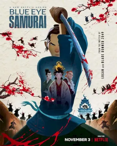 Plakat Blue Eyed Samurai Netflix Anime november