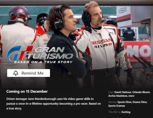 ‘Gran Turismo’ postavlja Netflixov američki datum strujanja za prosinac 2023