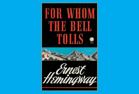 Komu zvonia do hrobu Ernest Hemingway Obal knihy.webp