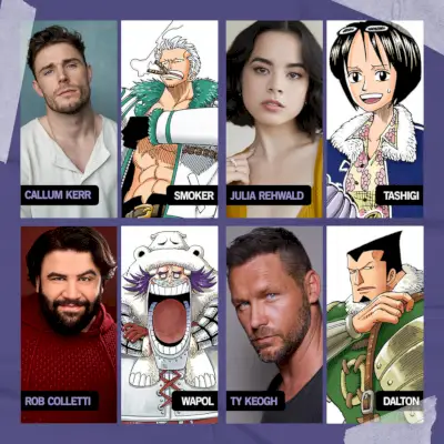 Il fumatore Wapol Dalton Tashigi nel cast della seconda stagione di One Piece