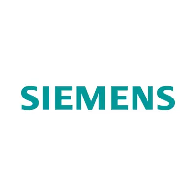 Le logo texte bleu-vert de Siemens