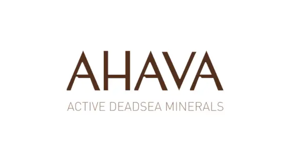 Une version marron sur blanc du logo Ahava