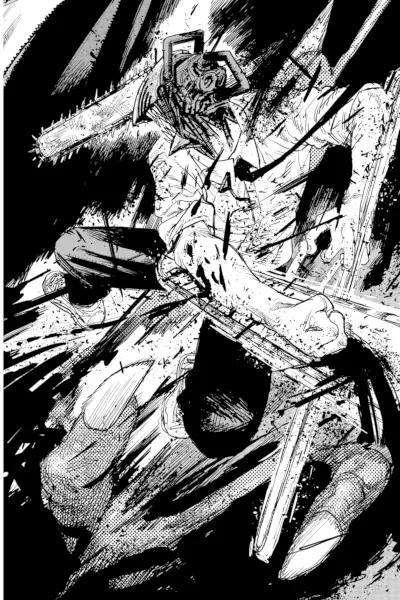 Denji fa uscire di nuovo Chainsaw Man