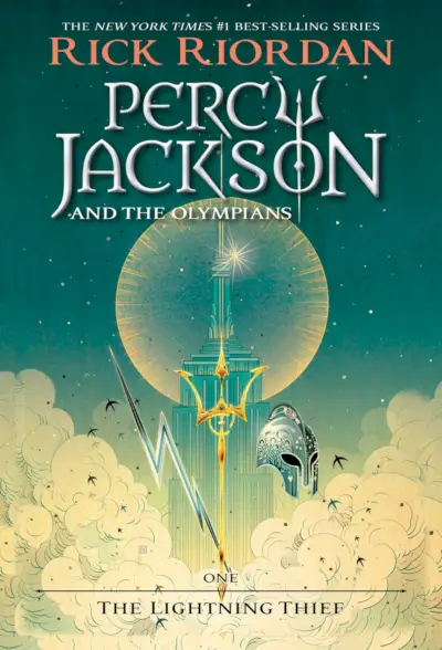 Percy Jackson and the Olympians Bog 1 - The Lightning Thief coverart (Disney Hyperion)