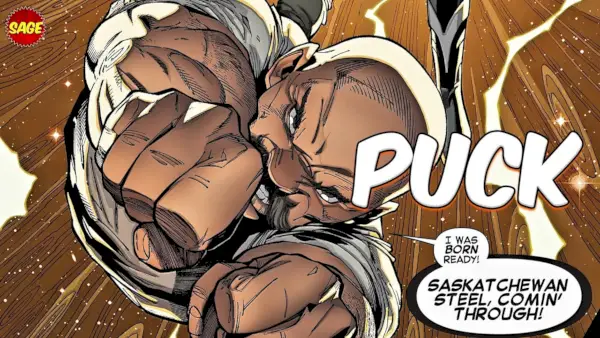 Eugene Judd como Puck na Marvel Comics