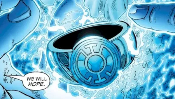 Blue Lantern-Ring in DC Comics und seine Bedeutung.