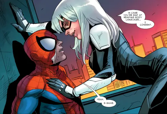 De homo's winnen opnieuw: Black Cat is canoniek vreemd in 'Spider-Man 2'