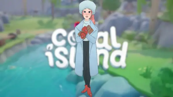 Leah bloost op Coral Island