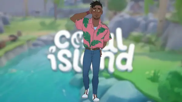 Noah bloost op Coral Island