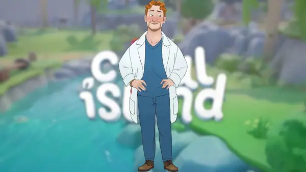 Charles rodnar på Coral Island